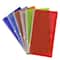 JAM Paper 4.13" x 9.5" Mixed Plastic Zip Closure Booklet Envelopes, 12ct.